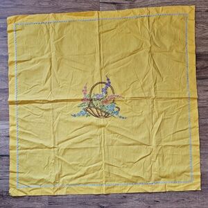 Embroidered tablecloth